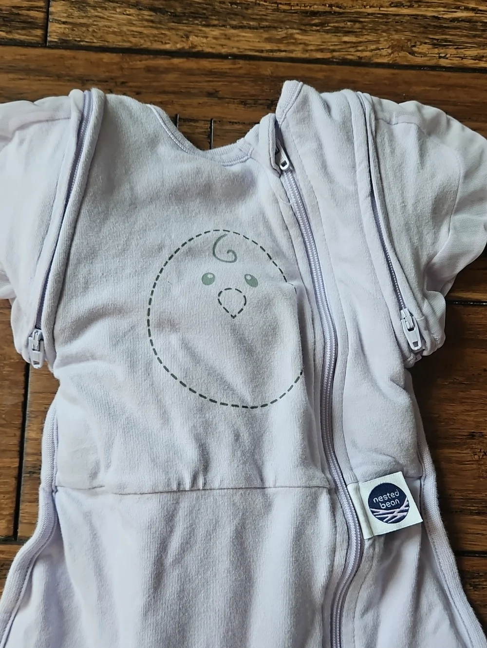 Nested Bean Light Lavender Sleep Sack 0-3 Months Zen One Classic